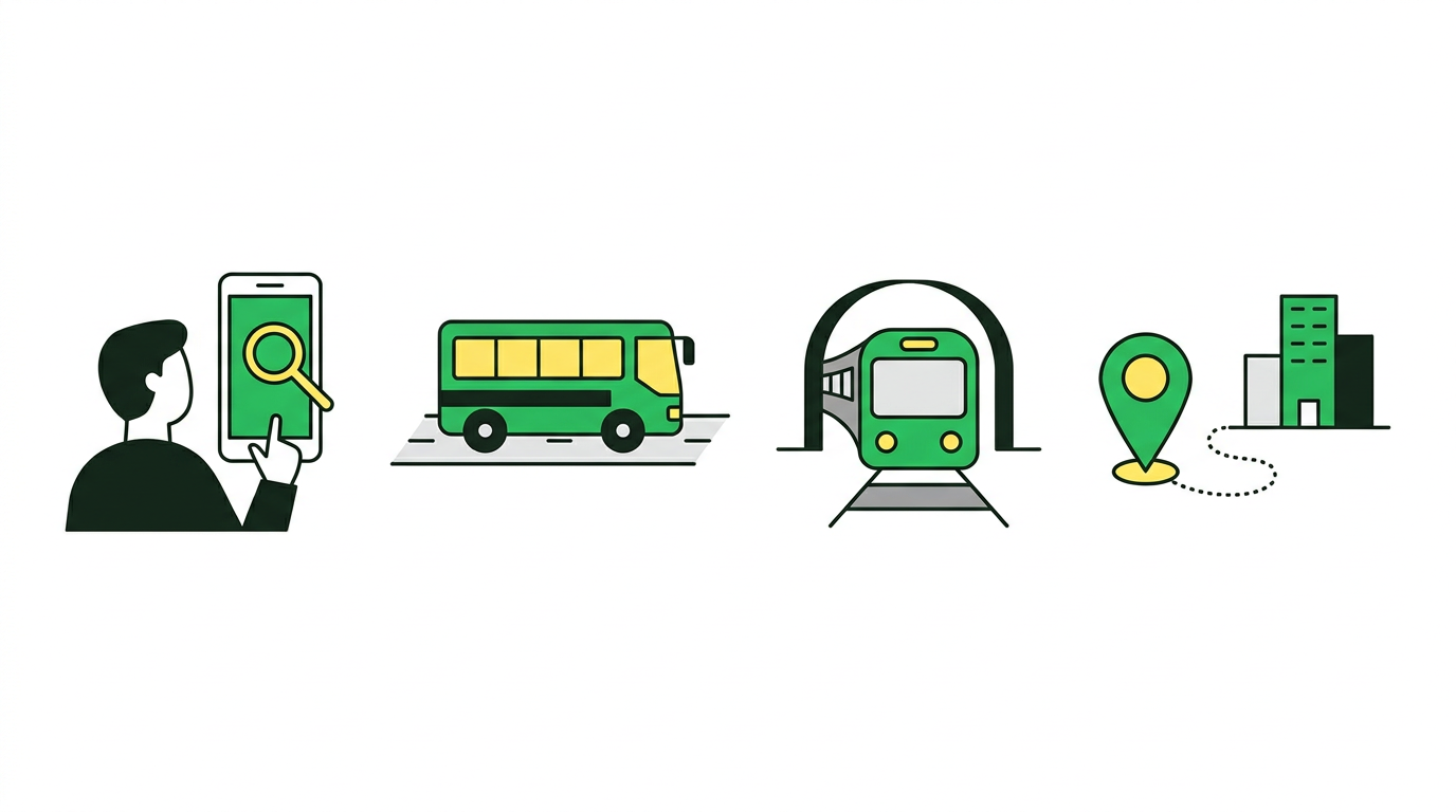 How to Plan a Public Transportation Trip Step by Step - how to plan a bus and train trip